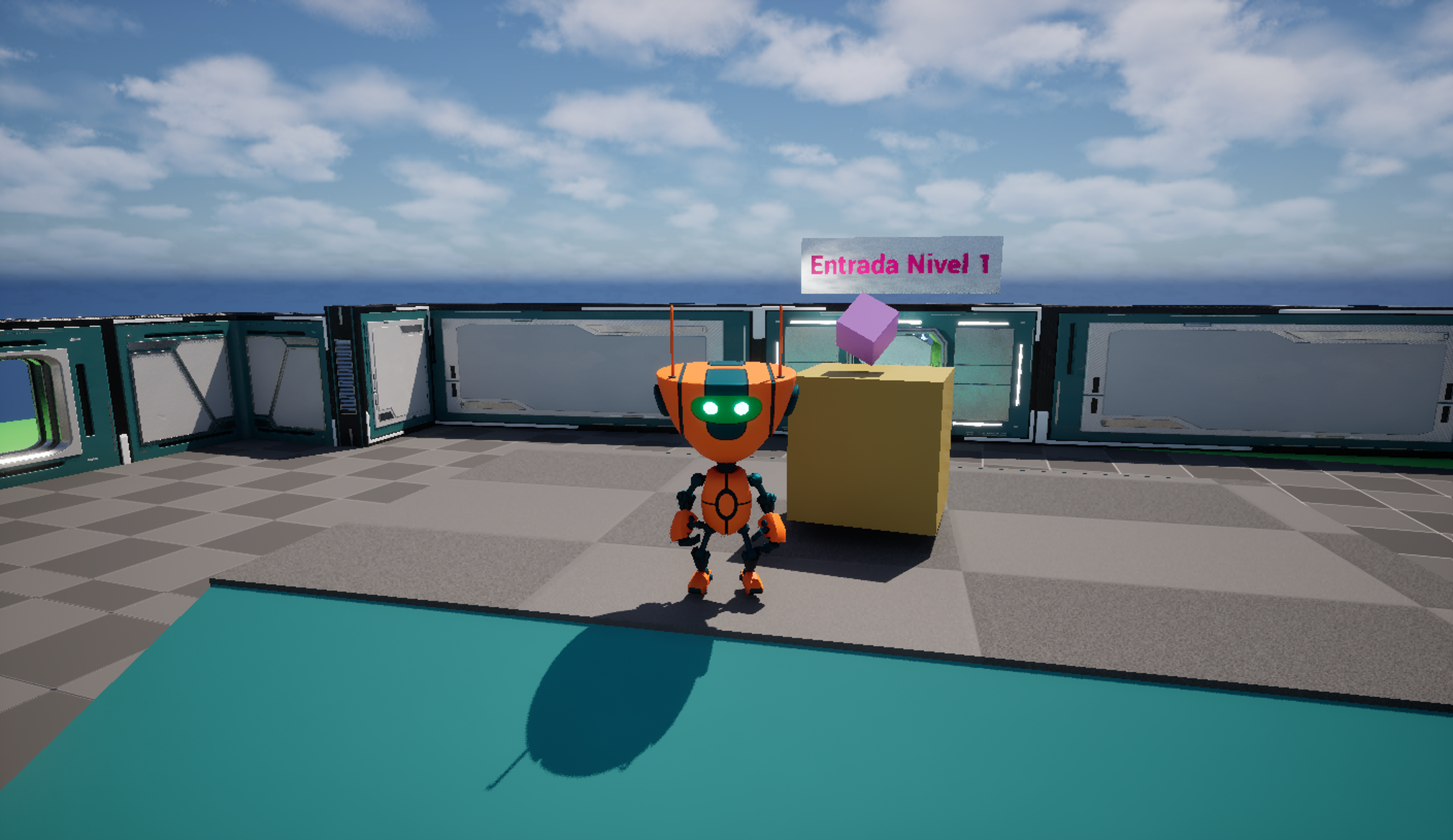 CyberEdu SafeCity - Vista principal del juego